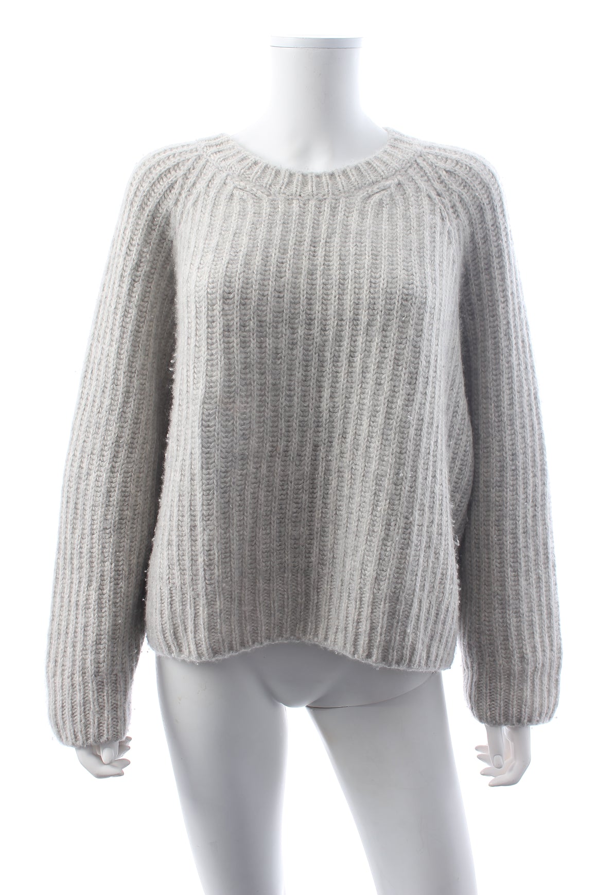 Celine Cashmere Ribbed Knit Sweater