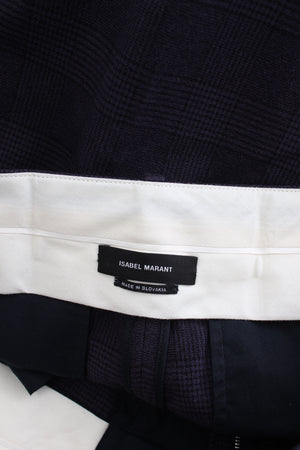 Isabel Marant Oceyo Prince of Wales Check Trousers