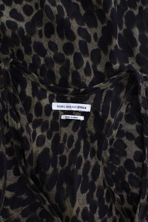 Isabel Marant Etoile Leopard Printed Top