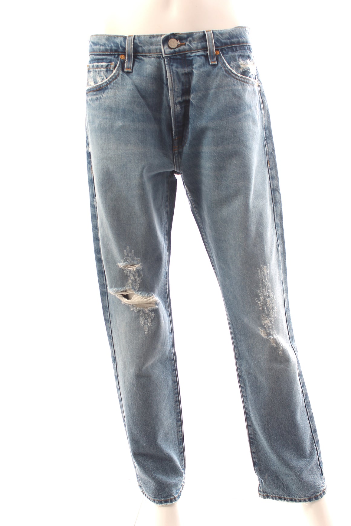 FRAME Le Slouch Jeans in Bluejay Rips