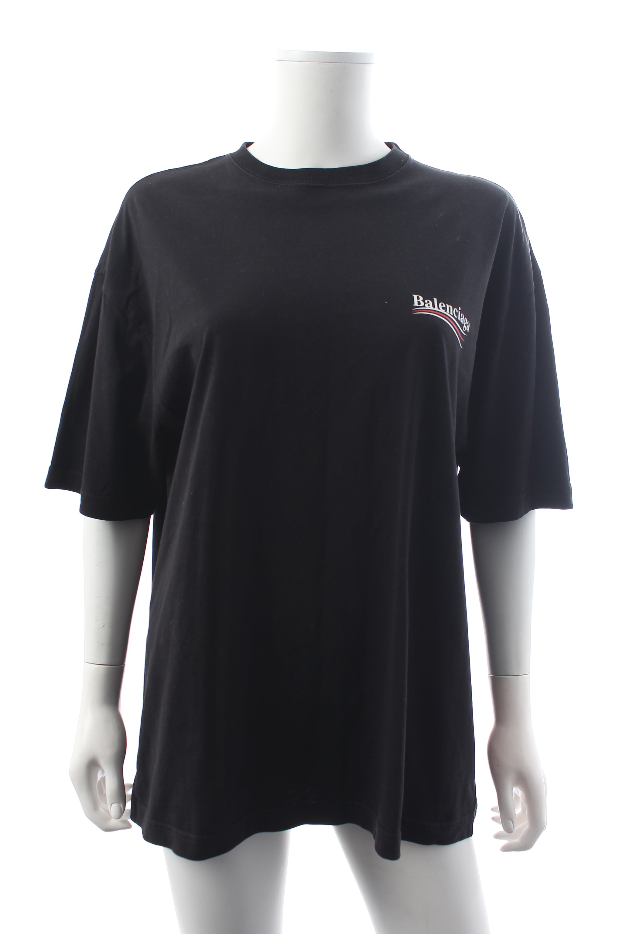 Balenciaga Political Campaign Logo Cotton T-Shirt - Current Collection