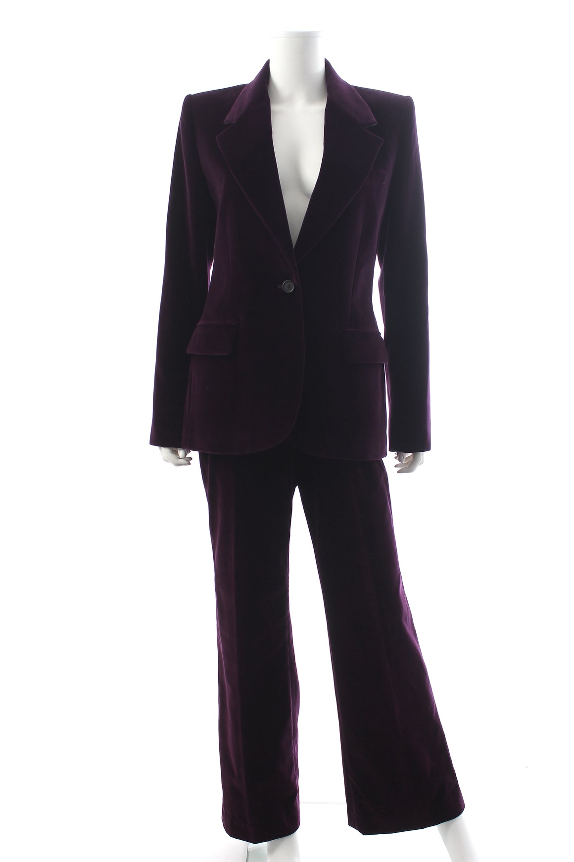 Barbara Bui Velvet Jacket and Trouser Suit - Closet Upgrade
