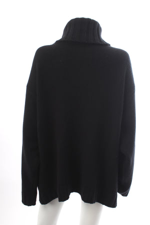 Yves Salomon Fur-Trimmed Wool and Cashmere-Blend Sweater