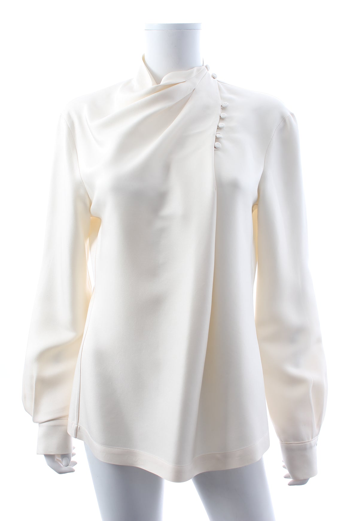 Gabriela Hearst Marcela Draped Silk Blouse - Closet Upgrade