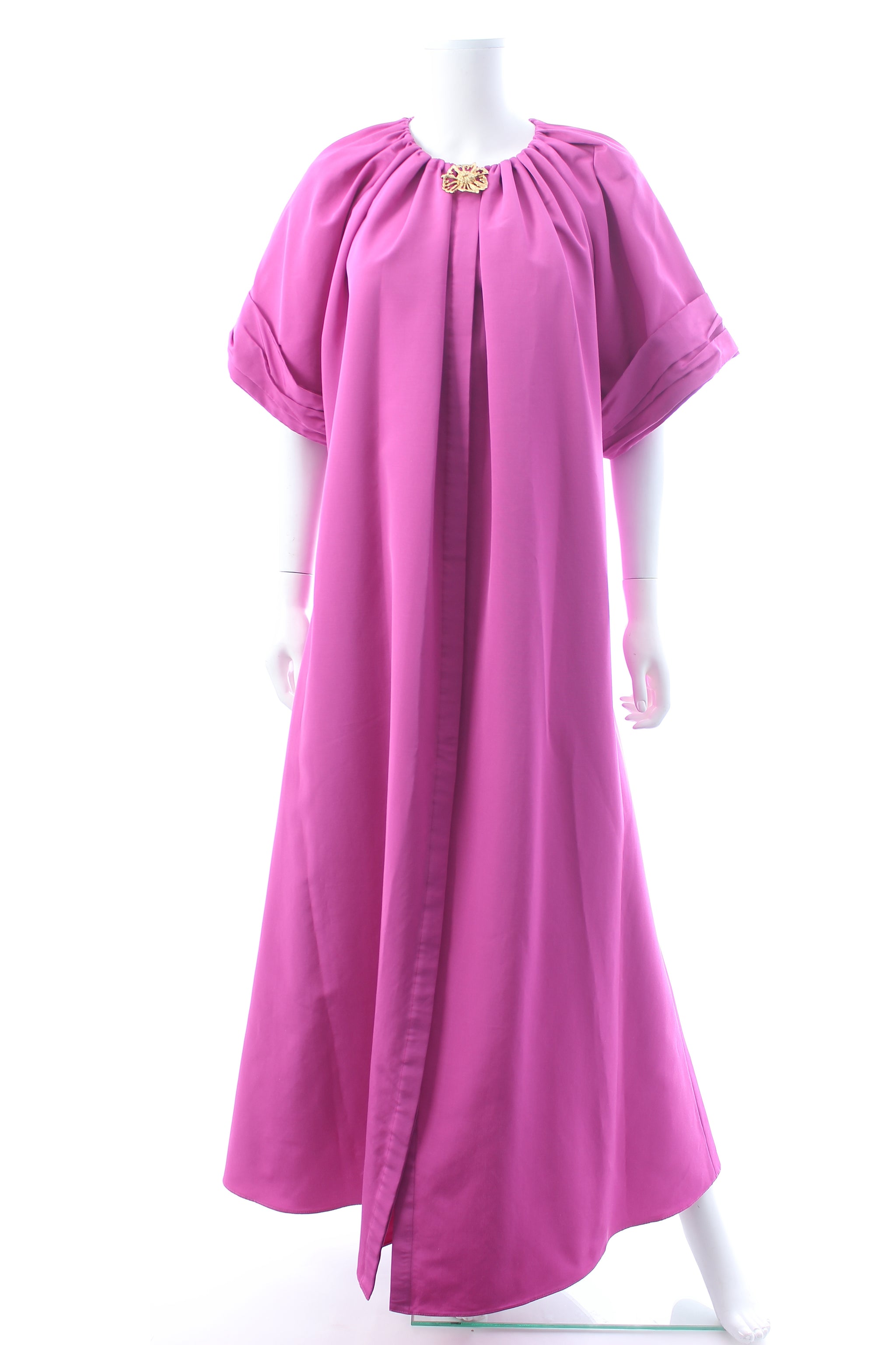 Oscar de la Renta Embellished Cotton-Blend Faille Gown