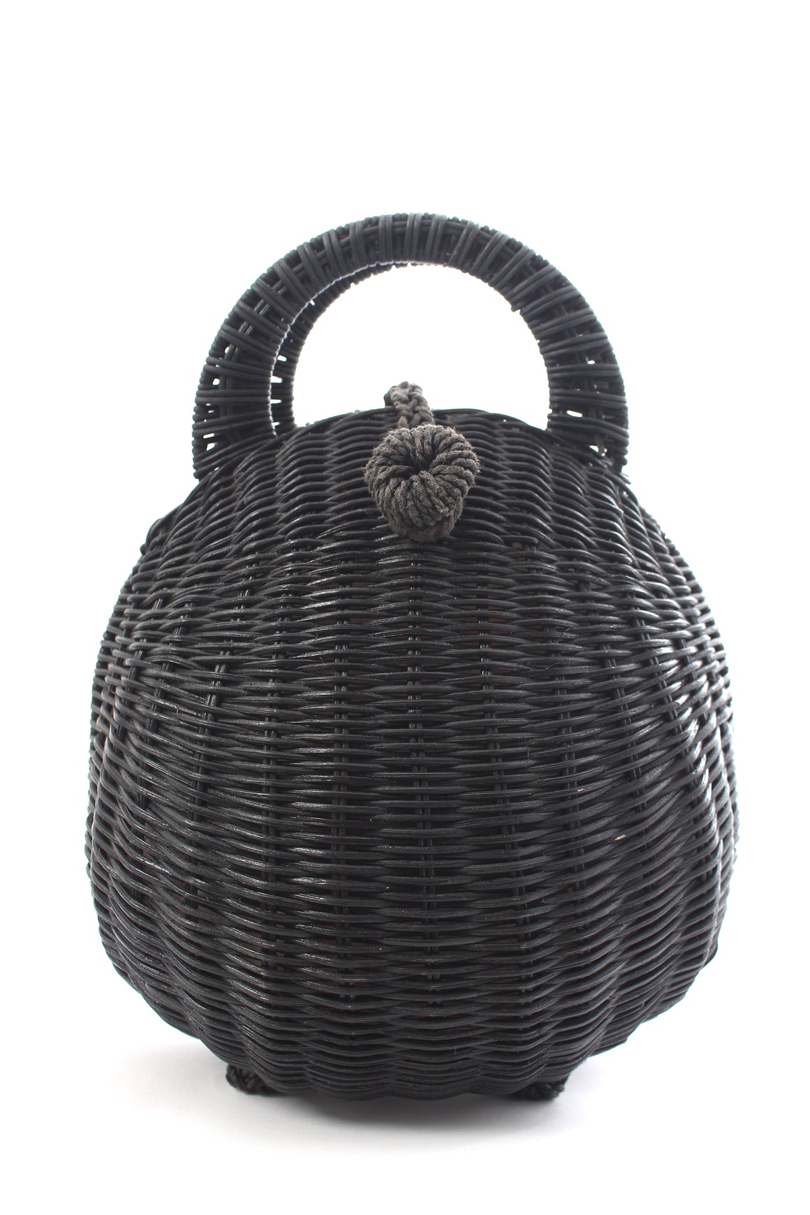 Cult Gaia Millie Rattan Top Handle Bag