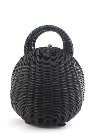 Cult Gaia Millie Rattan Top Handle Bag