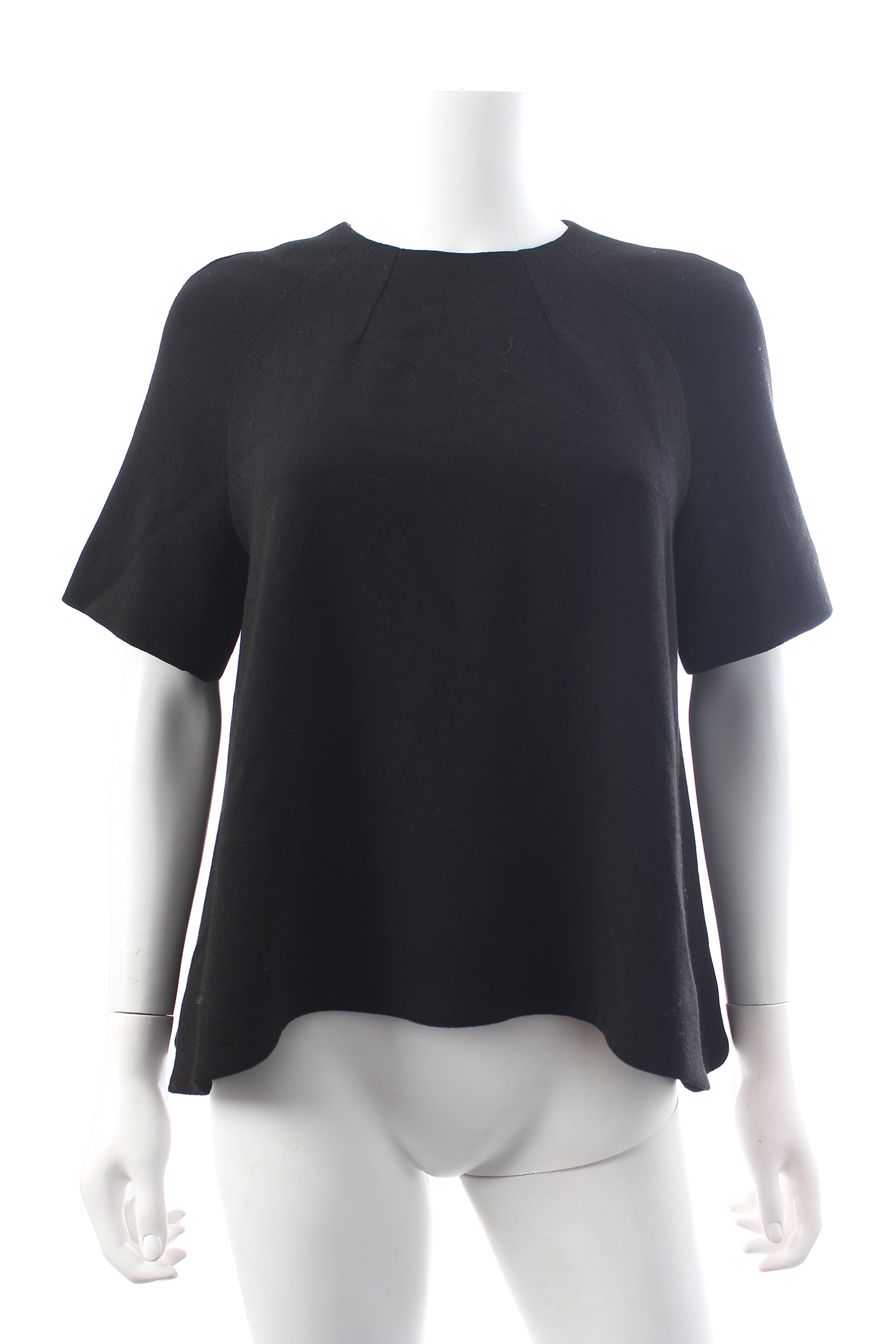 Emilia Wickstead Wool Crepe Short Sleeved Top