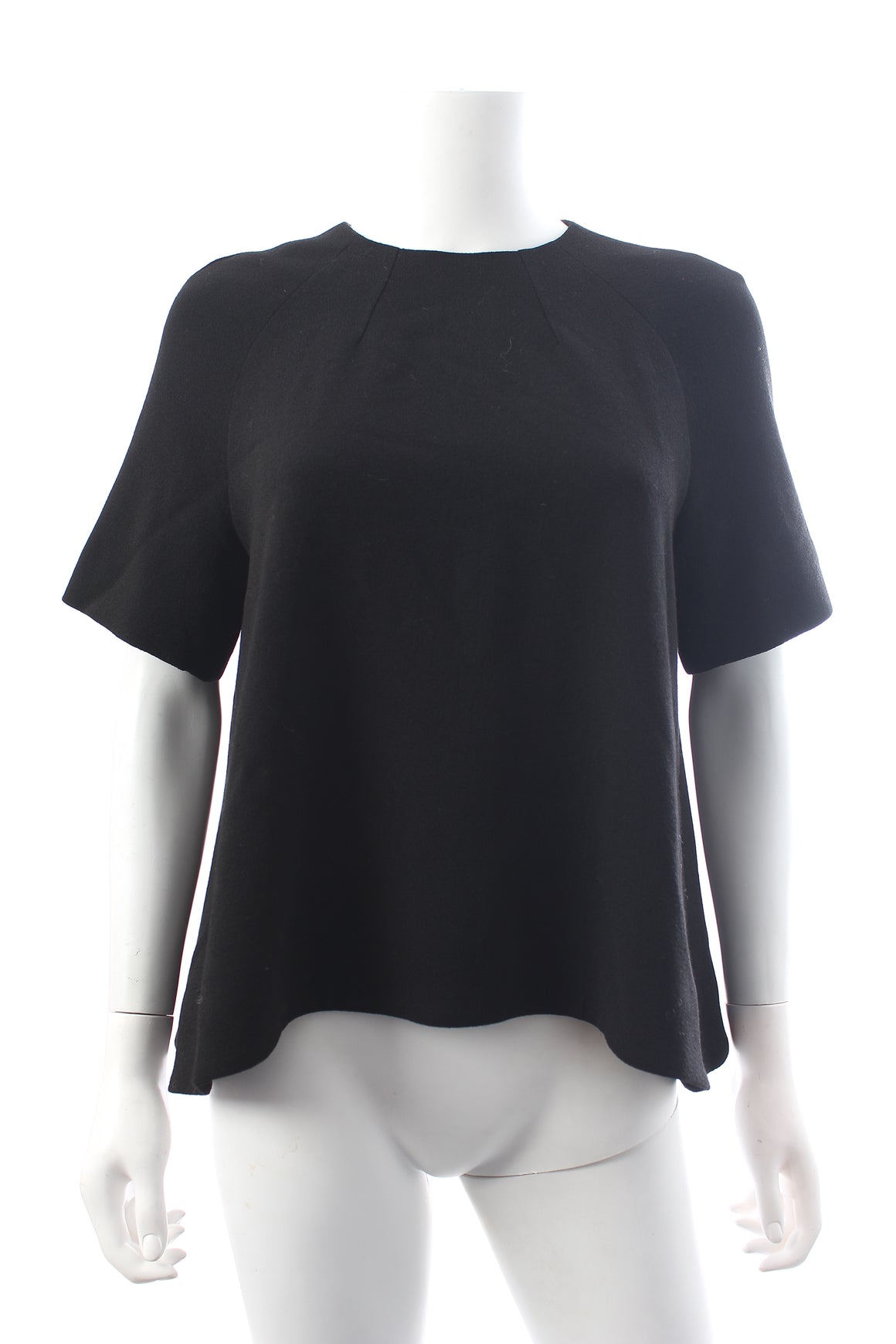 Emilia Wickstead Wool Crepe Short Sleeved Top