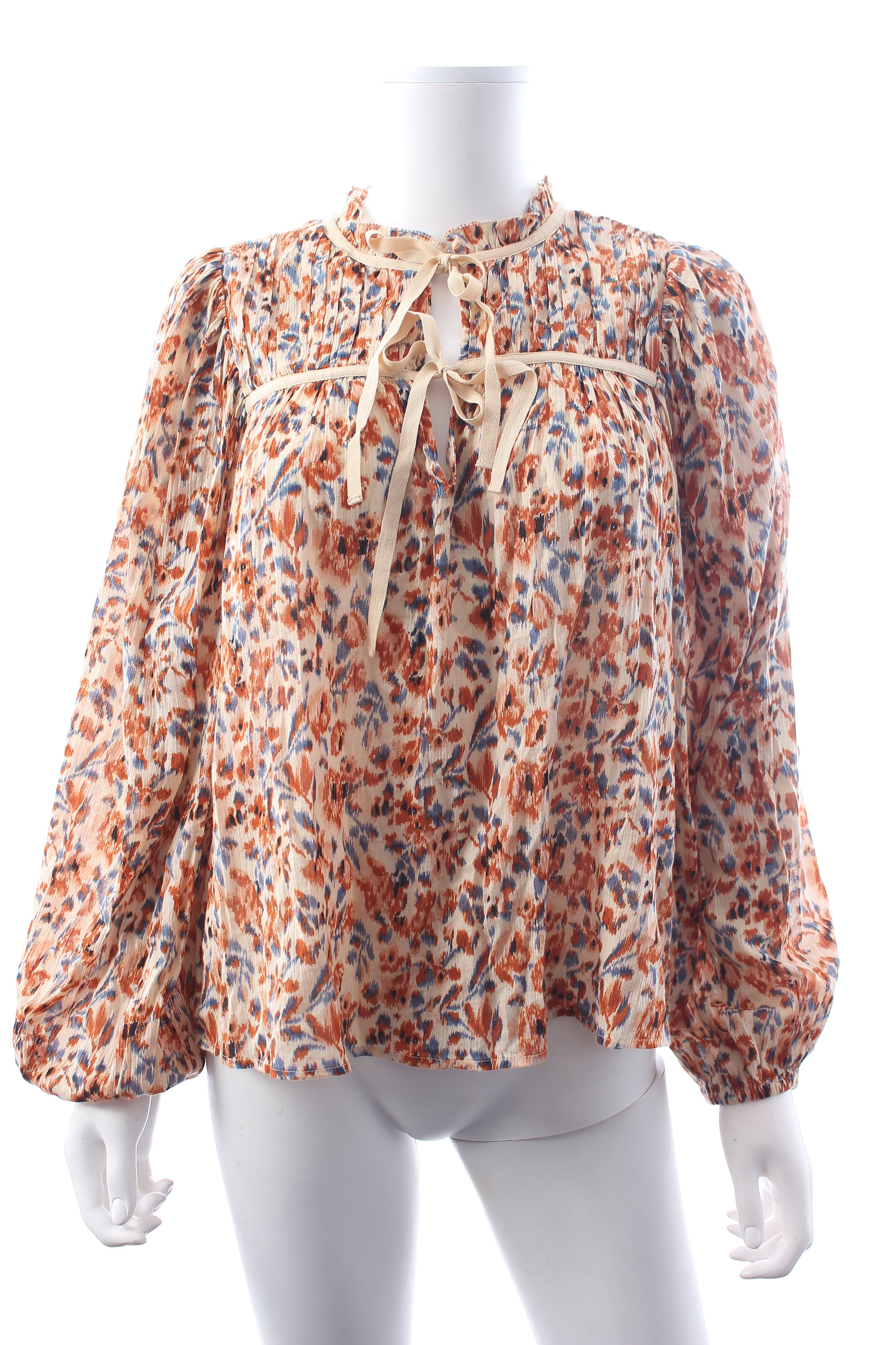 Ulla Johnson Jeanne Printed Cotton Blouse - Closet Upgrade