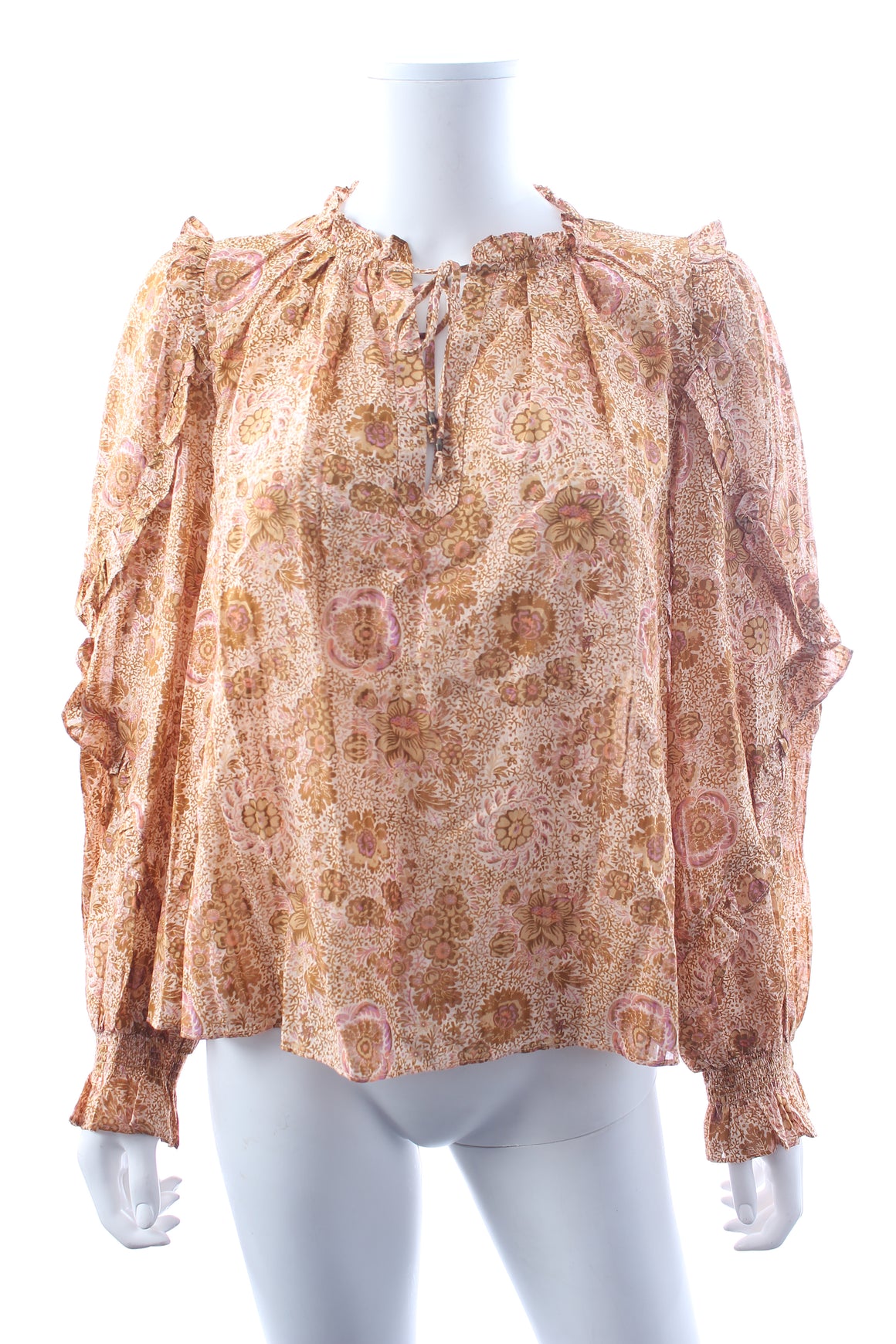 Ulla Johnson Manet Printed Cotton-Blend Blouse - Closet Upgrade