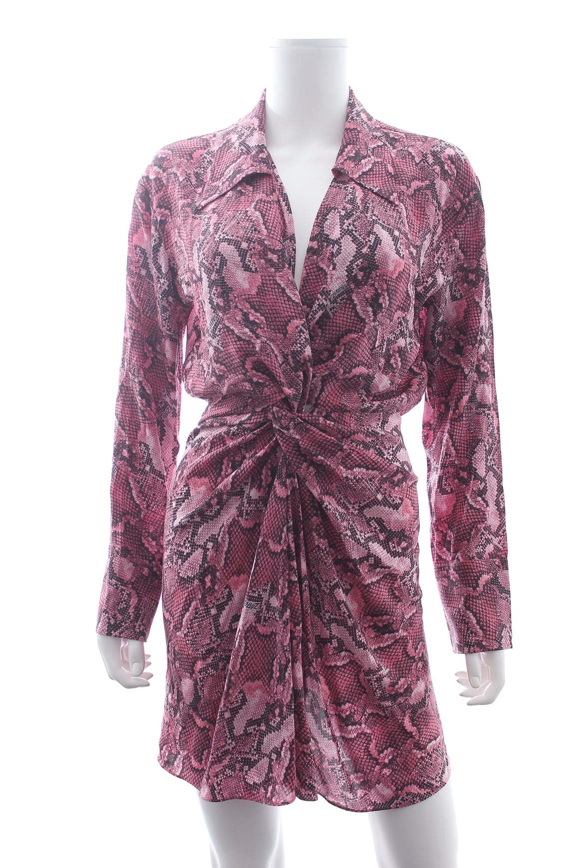 Zadig & Voltaire Rozo Wild Snake Printed Silk Dress