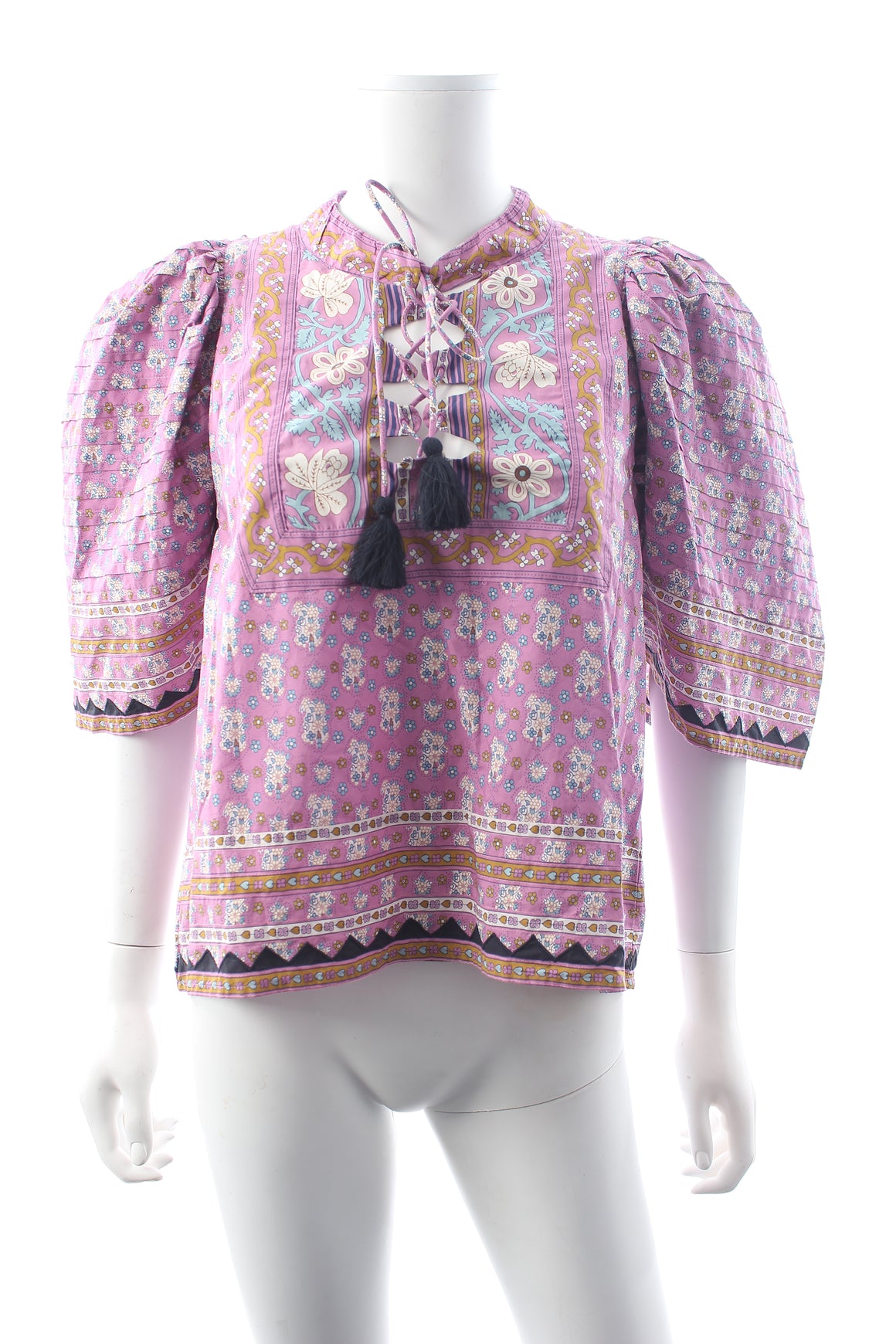 SEA New York Perry Printed Cotton Top - Closet Upgrade