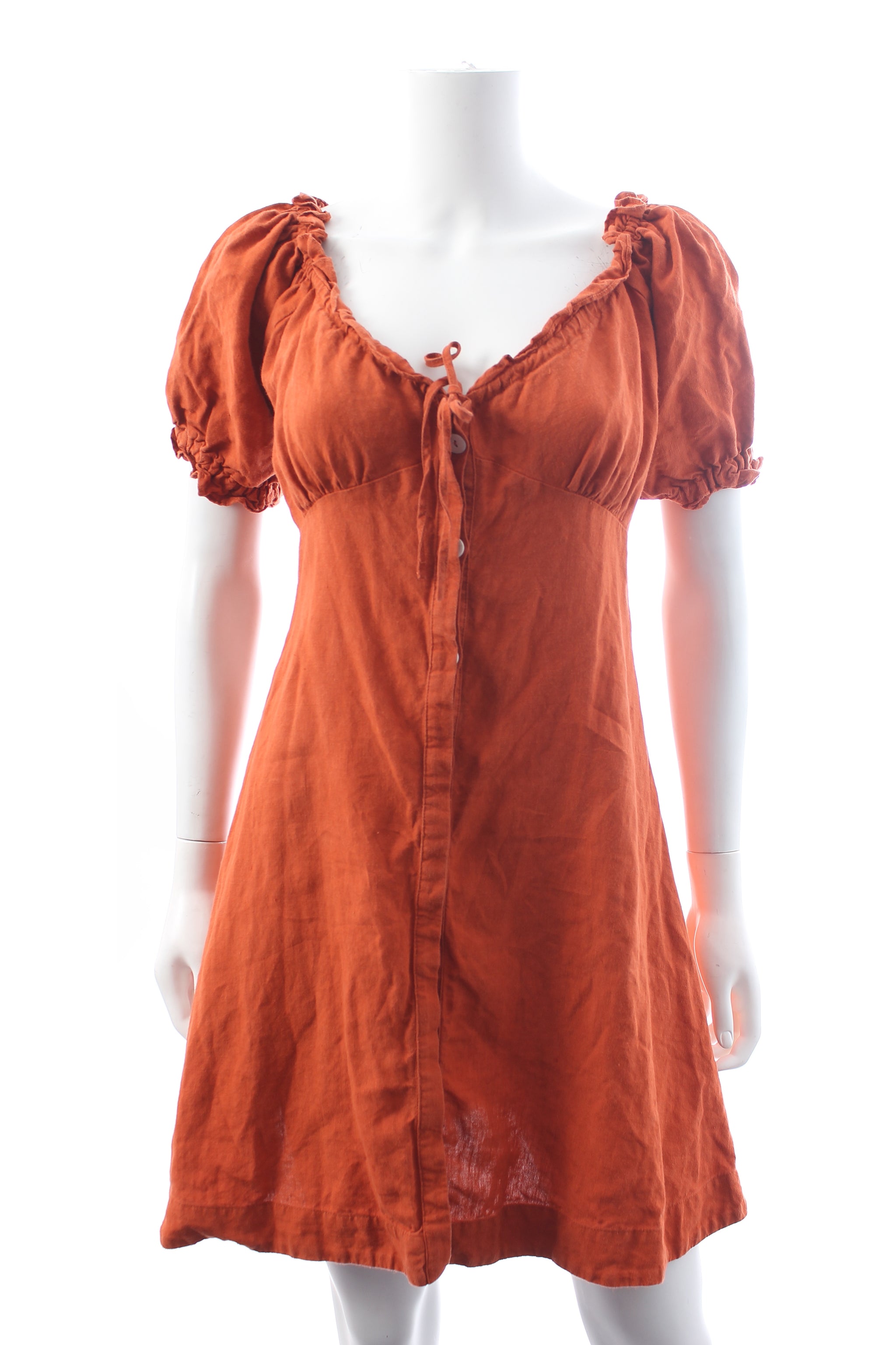 Casa Raki Valentina Linen Mini Dress