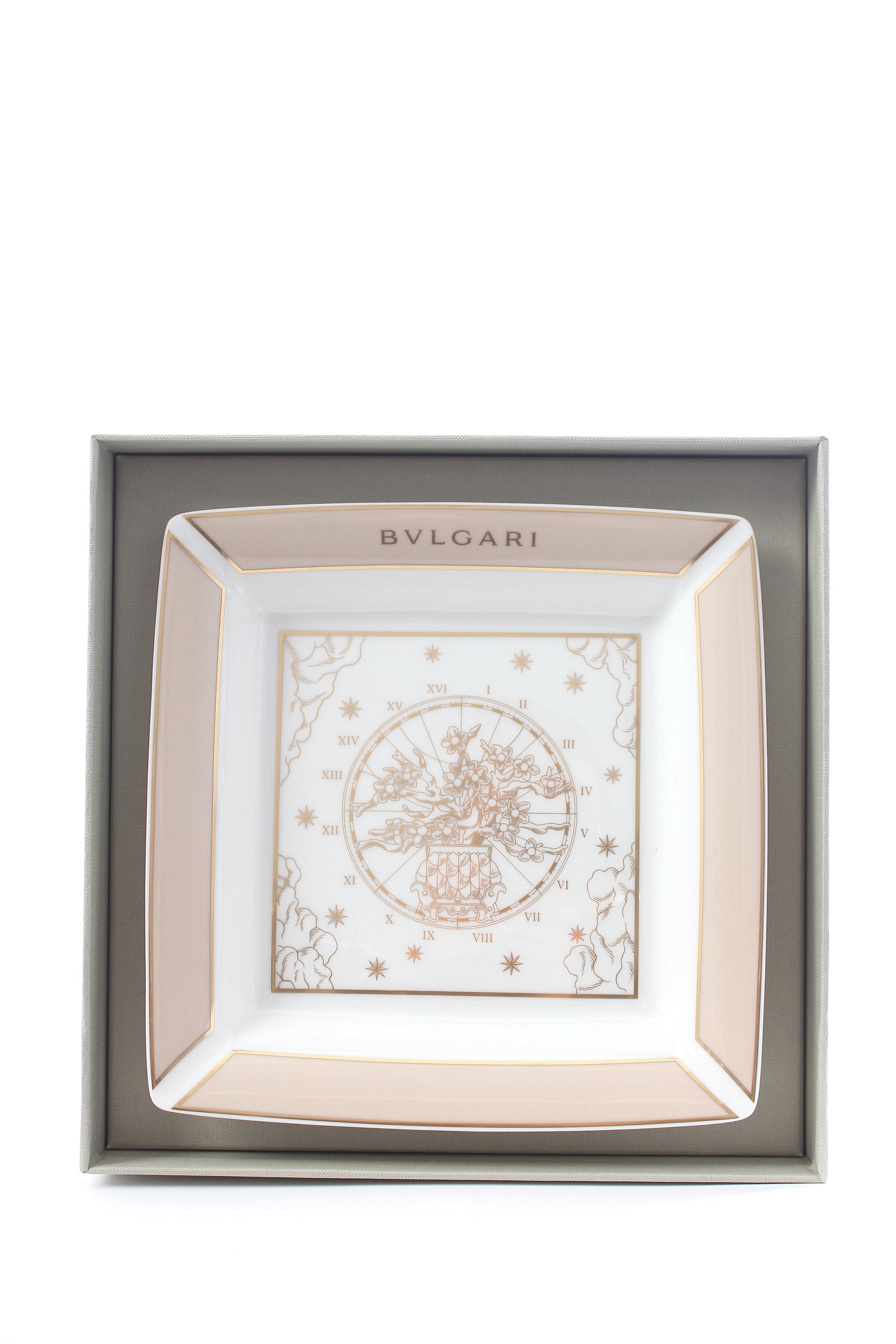 Bvlgari x Geminiano Cozzi Porcelain Square Plate - Limited Edition