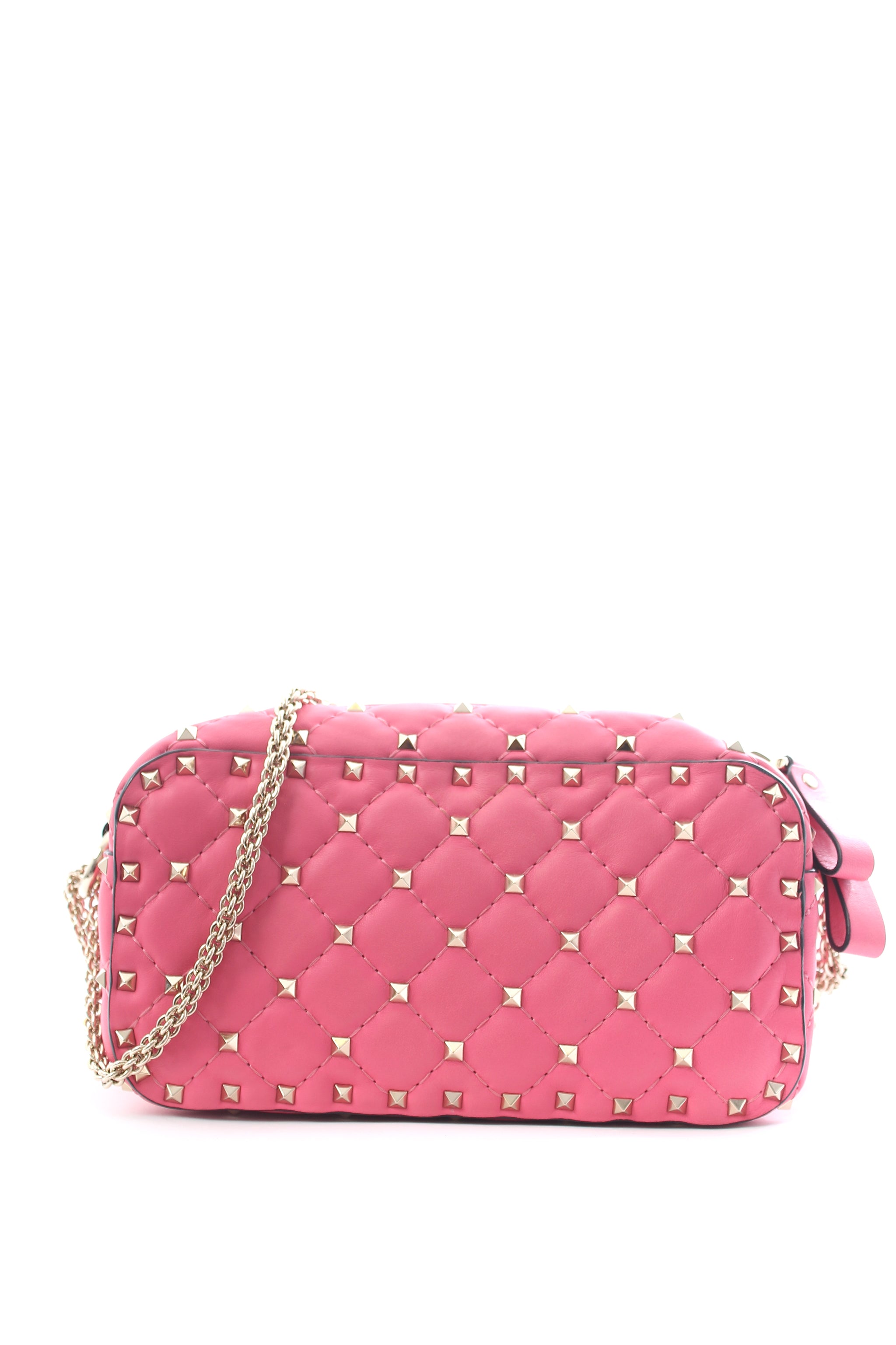 Valentino Rockstud Spike Quilted Leather Shoulder Bag