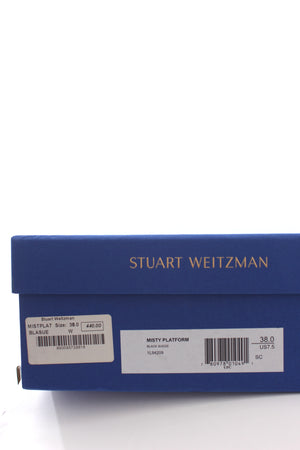 Stuart Weitzman Misty Suede Platform Sandals