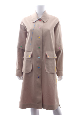 Mira Mikati 'California Dreamin' Embroidered Trench Coat