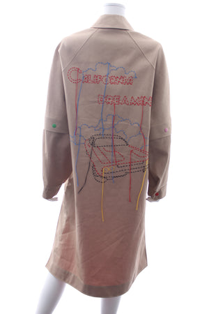 Mira Mikati 'California Dreamin' Embroidered Trench Coat