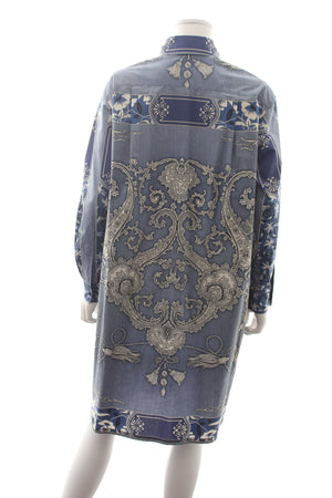 Etro Oversized Printed Cotton Shirtdress