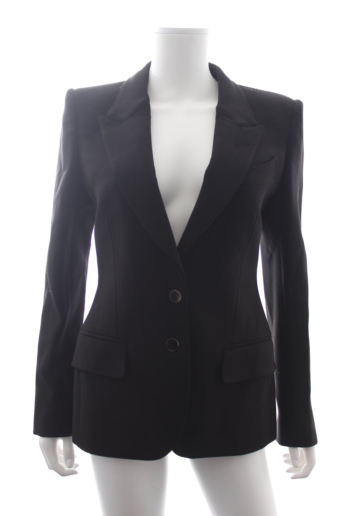 Tom Ford Single Breasted Fitted Wool Blazer