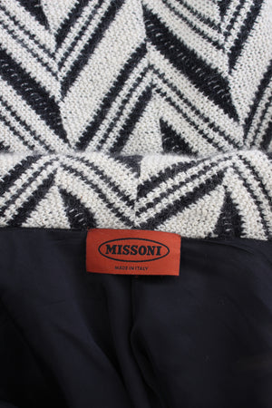 Missoni Wool and Mohair-Blend Zig-Zag Knit Coat