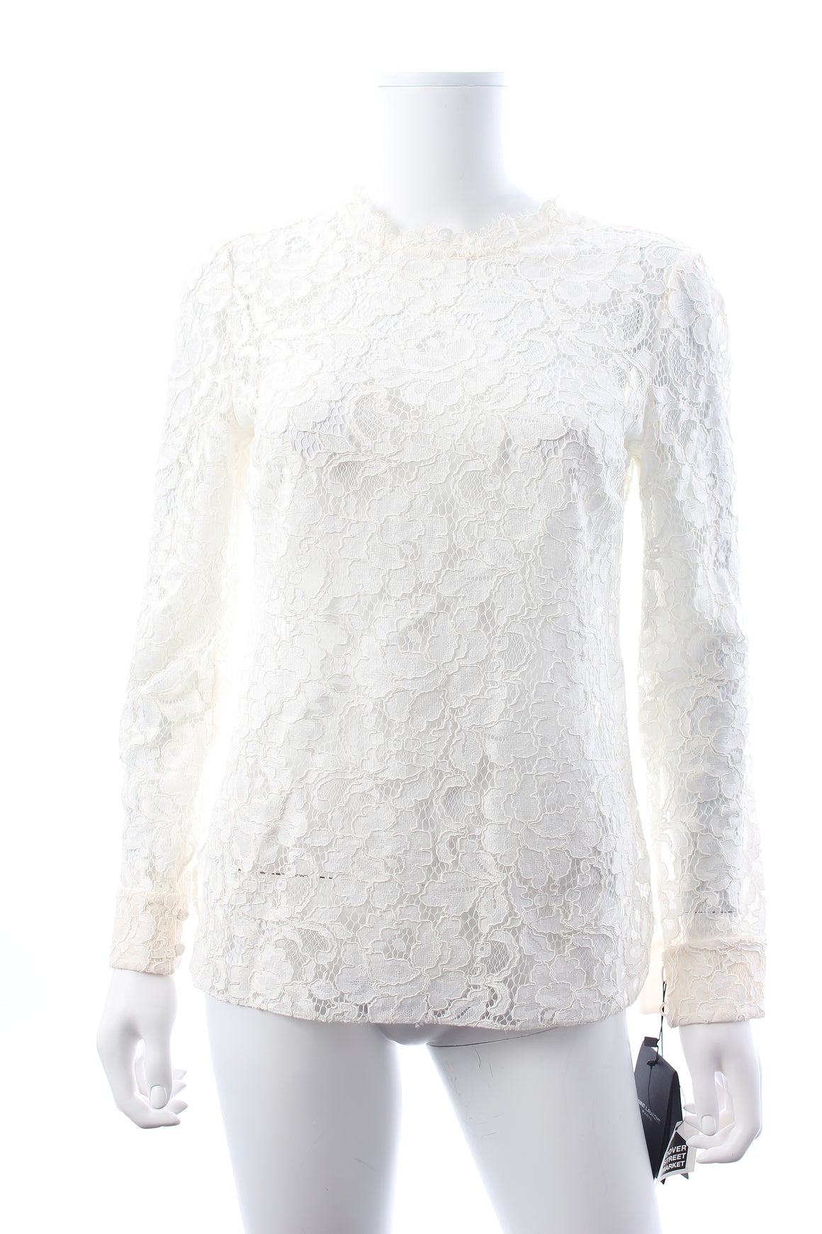 Saint Laurent Cotton-Blend Lace Blouse