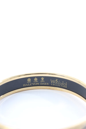 Halcyon Days Gold Enamel Bangle