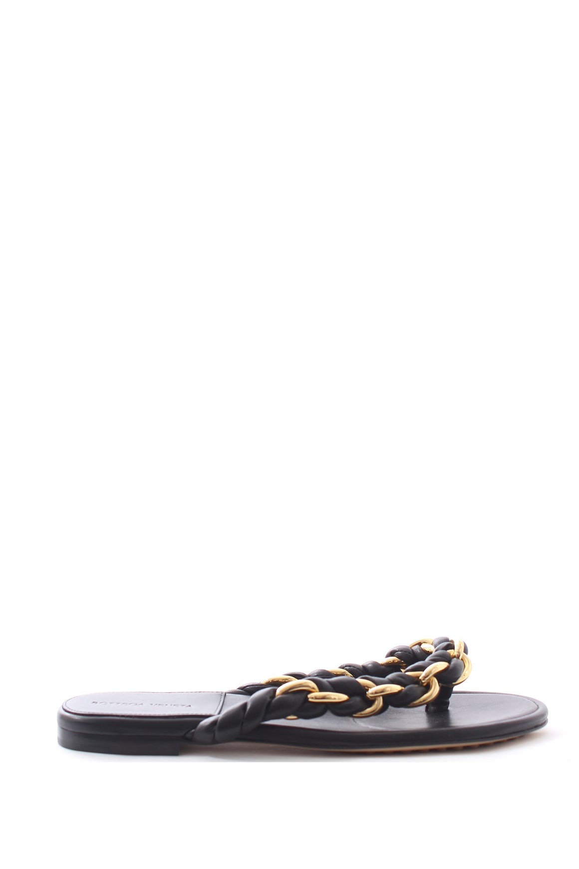Bottega Veneta Dot Leather and Chain Sandals - Current Season