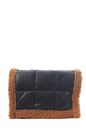 Stand Studio Vivienne Faux Leather and Sherpa Bag