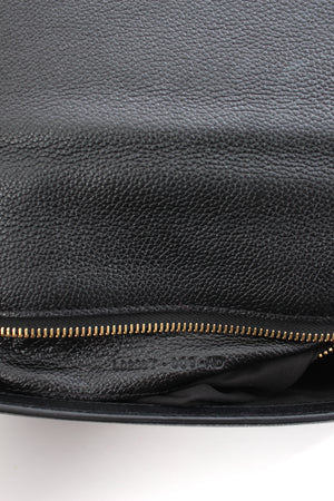 Tom Ford Zip Leather Flap Clutch Bag