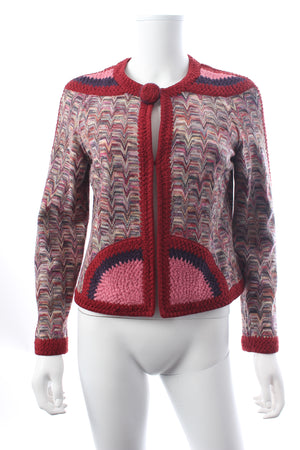 Missoni Collectable 80/150 Panelled Wool Knit Jacket