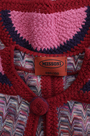 Missoni Collectable 80/150 Panelled Wool Knit Jacket