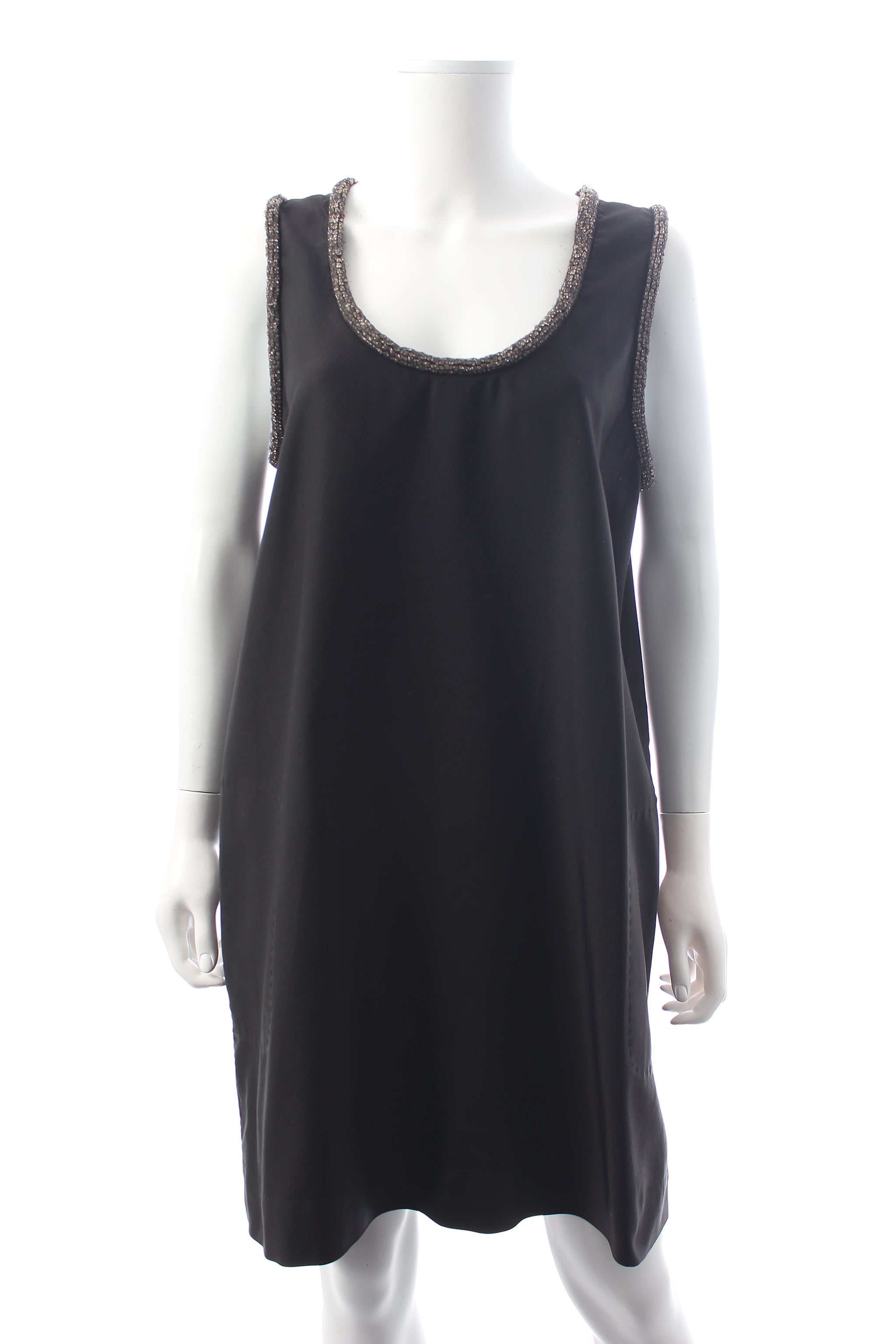 Lanvin Embellished Silk-Blend Dress