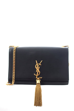 Saint Laurent Kate Medium Chain-Tassel Leather Crossbody Bag