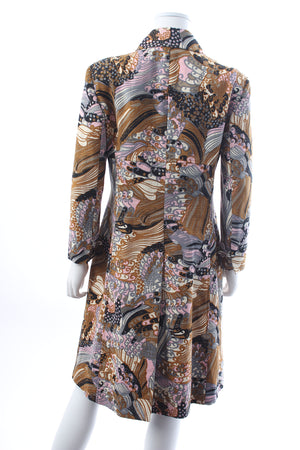 Dolce & Gabbana Psychedelic Cotton-Blend Jacquard Trench Coat