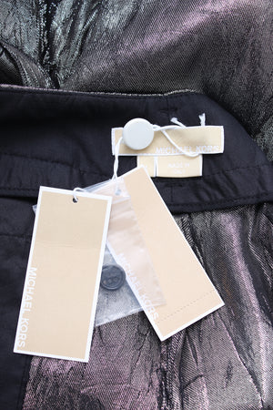 Michael Kors Collection Metallic Silk-Blend Trousers