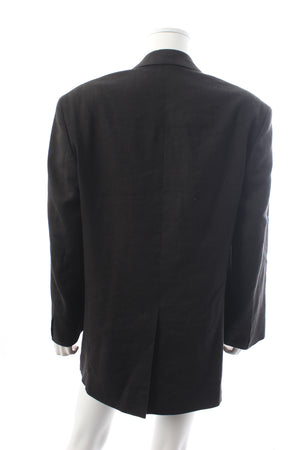 Jacquemus La Vest D'Homme Oversized Hemp-Blend Blazer