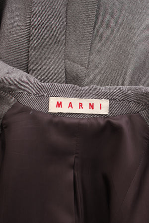 Marni Belted Wool Tailored Coat