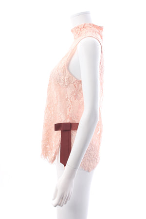 Ganni Duval Lace Sleeveless Top