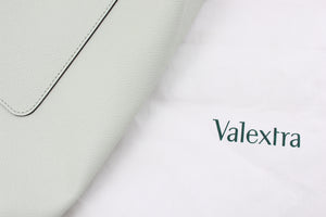 Valextra Grained Leather Clutch Bag