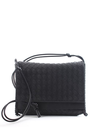 Bottega Veneta BV Medium Fold Intrecciato Leather Crossbody Bag