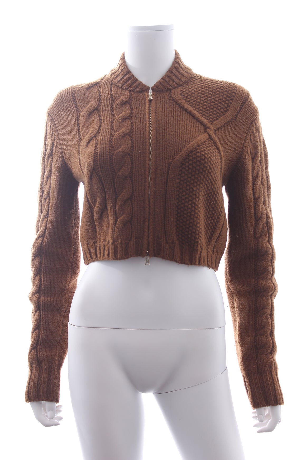 Max Mara Fasto Cropped Cashmere and Wool-Blend Cardigan