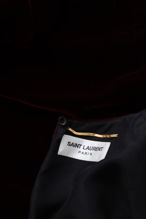 Saint Laurent Velvet Mini Dress