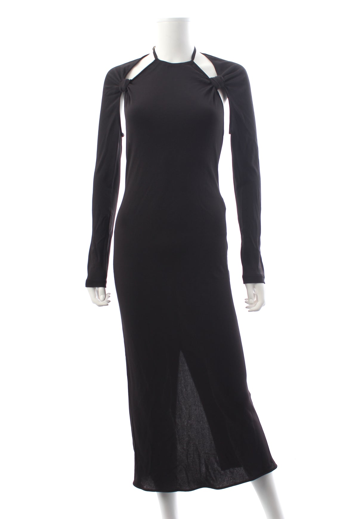 Jacquemus Nodi Cutout Jersey Maxi Dress