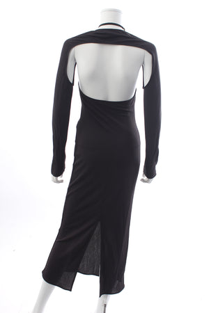 Jacquemus Nodi Cutout Jersey Maxi Dress