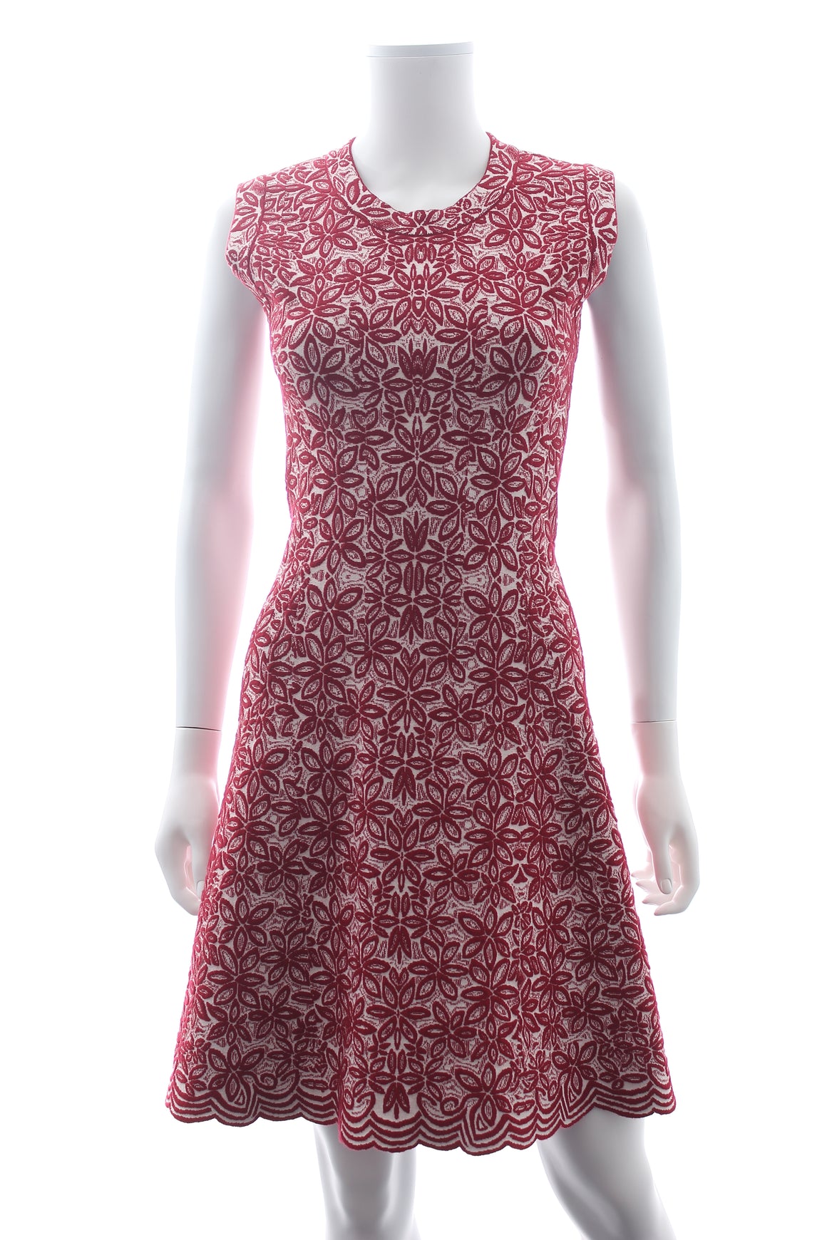 Alaïa Flower Wool-Stretch Knit Dress