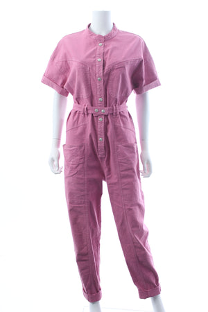 Isabel Marant Etundra Cotton and Linen-Blend Jumpsuit