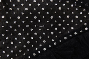 Miu Miu Embellished Tulle-Panelled Mini Dress