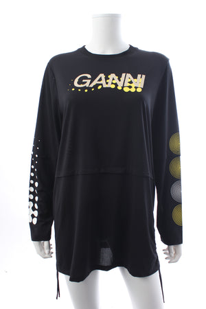 Ganni Active Layered Long Sleeved T-Shirt